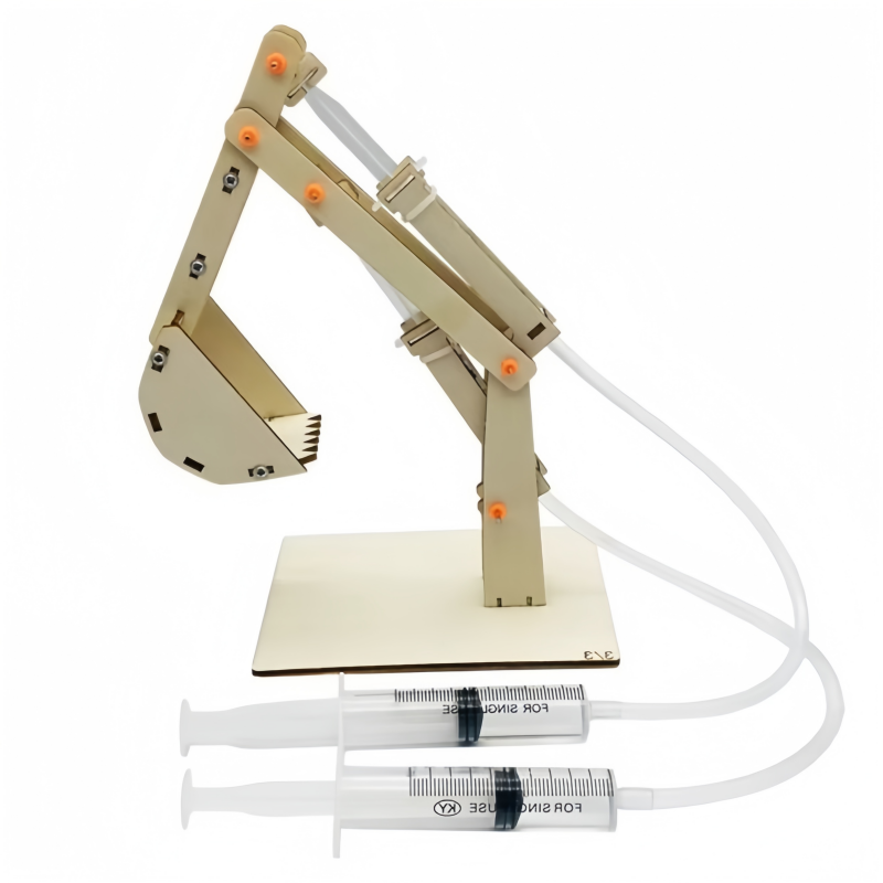 Science Project - Modello di escavatore idraulico fai-da-te per