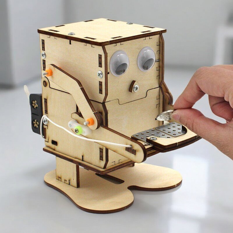 Science Project Kit - Kit Educativo STEM: Robot in Legno