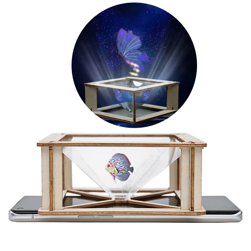 Science Project - Kit Proiettore Olografico 3D Fai-da-Te per