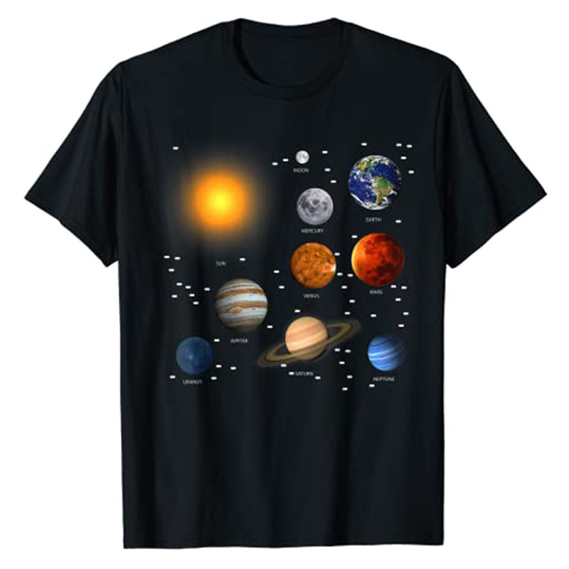 Hobby Is Science - Il nostro sistema solare, t-shirt per