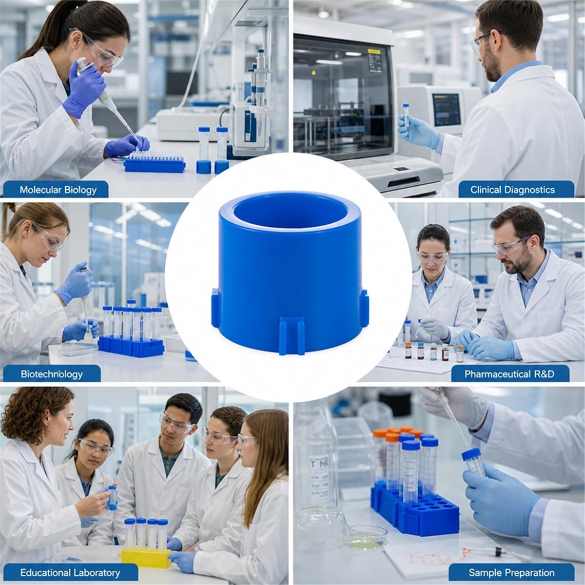 Hobby Science Lab - Porta provette centrifughe A1381K, supporto in