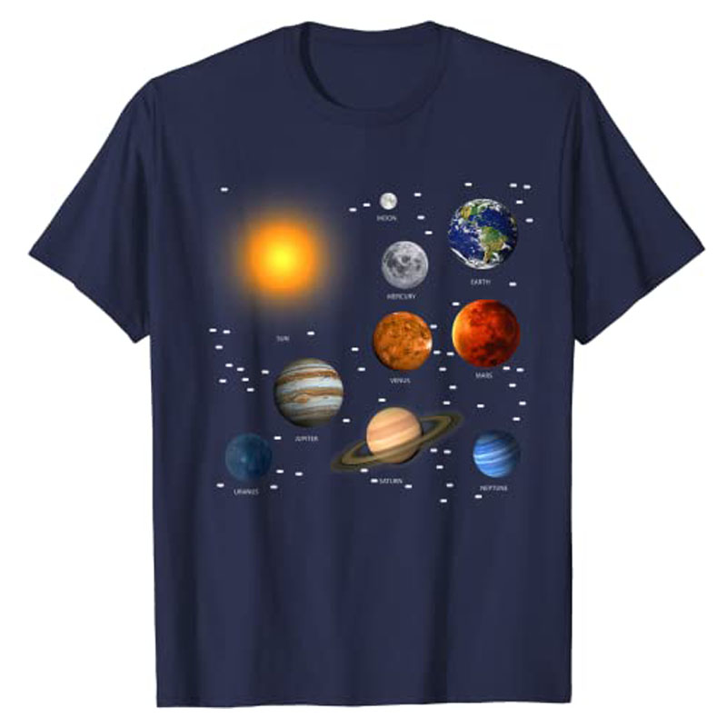 Il nostro sistema solare, t-sh - Hobby Is Science recensione e prezzo