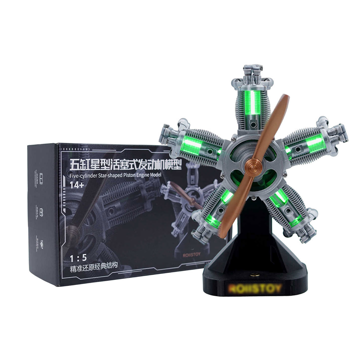 Modello di Motore Radiale a 5  - Hobby Is Science recensione e prezzo