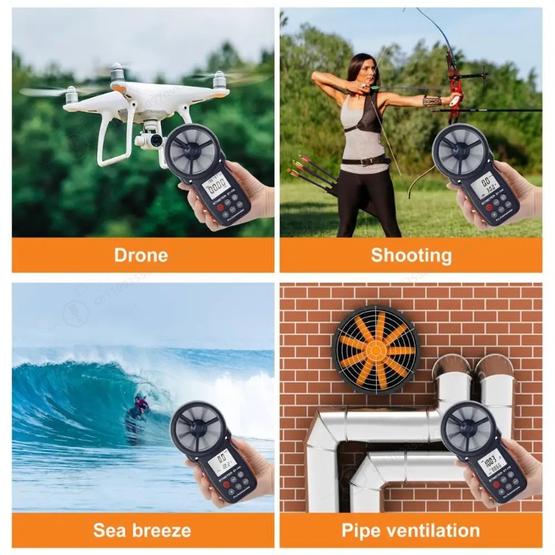 Anemometro Digitale BT-100 Por - Anemometer Wind Speed recensione e prezzo
